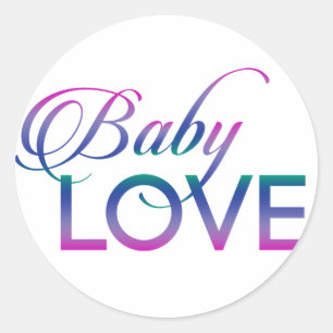 Baby Love Ronde Sticker