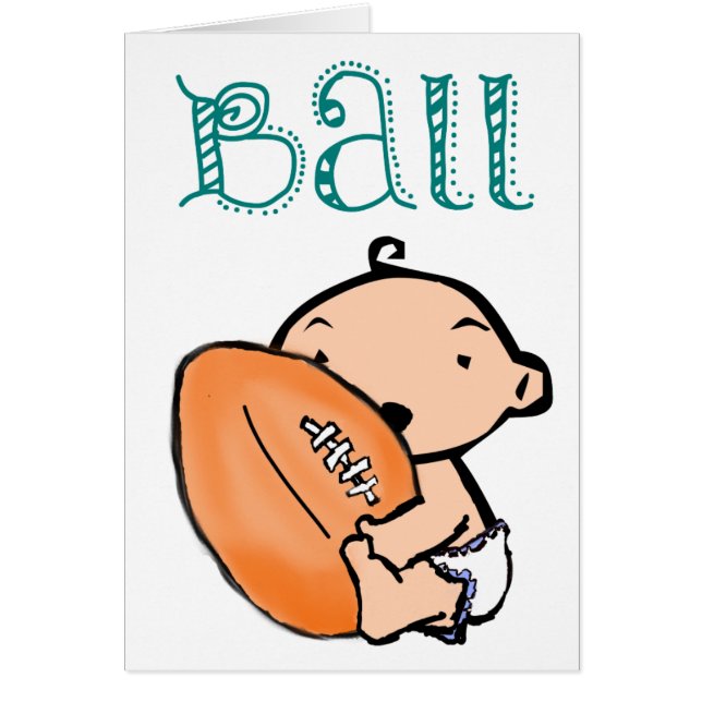 Baby Luv Football Card (Voorkant)