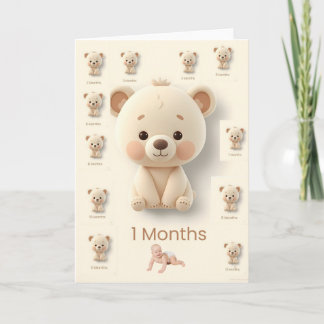 Baby Maandelijkse Mijlpakket Kaarten