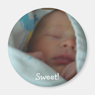Baby magneten Nieuwe baby's in deken Persoonlijk
