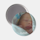 Baby magnets Nouveaux bébés dans la couverture Per (Recto/Verso)