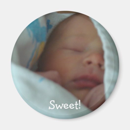 Baby magnets Nouveaux bébés dans la couverture Per (Devant)