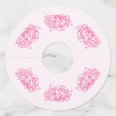 Baby maken Potion Roze Baby shower Toast Wijnglaslabel (Achterkant)