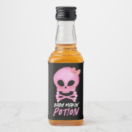 Baby Makin' Potion Zwart Halloween Baby shower Likeurfles Etiket