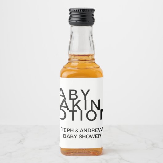 Baby Making Potion Couple's Baby shower Likeurfles Etiket (Voorkant)
