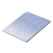 Baby mammoet geeuwen notitieblok (Gedraaid)