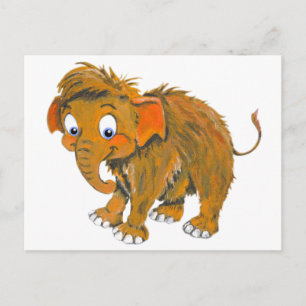 Baby Mammoth Briefkaart