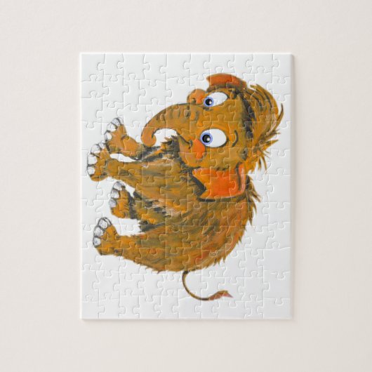 Baby Mammoth Legpuzzel (Verticaal)