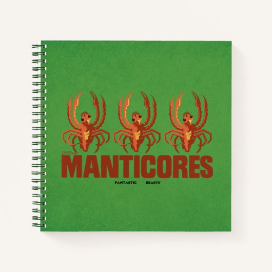 Baby Manticores  Grafisch Notitieboek (Voorkant)