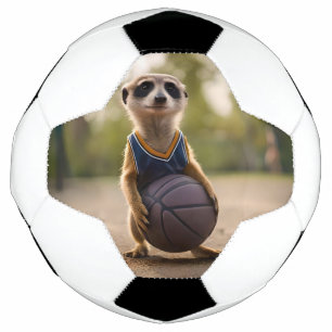 Baby Meerkat Joueur de basket-ball,