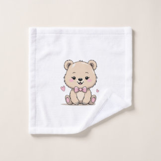 baby meisje beer kleine handdoek