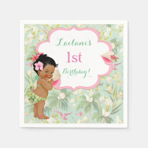 Baby Meisje Bikini Tropisch Luau Hawaiaanse Servet