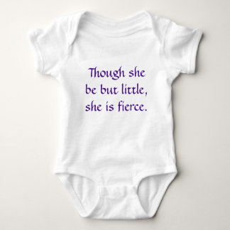Baby meisje bodysuit "Hoewel ze maar klein zijn"