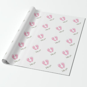Baby meisje cadeaupapier