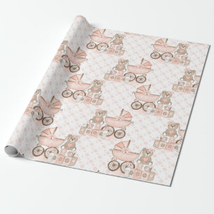 Baby meisje cadeaupapier