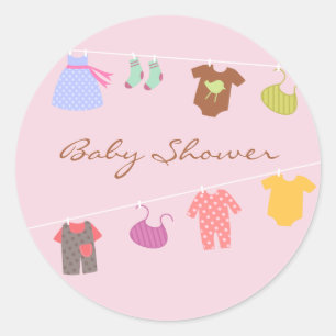 Baby Meisje Douche Sticker
