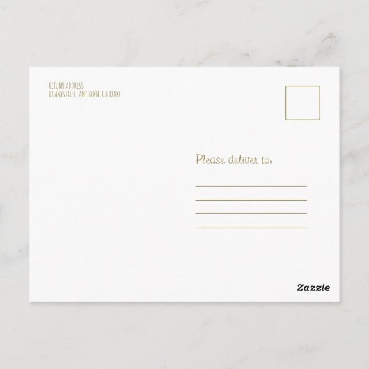 Baby Meisje Eenvoudig Baby shower Uitnodiging Brie (Achterkant)