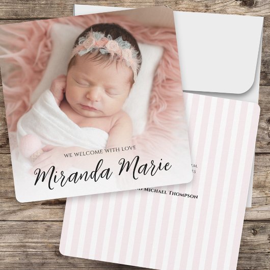 Baby Meisje Eenvoudige Pasgeboren Foto Overlay Tek