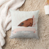 Baby meisje eerste kerst | kussen (Deken)