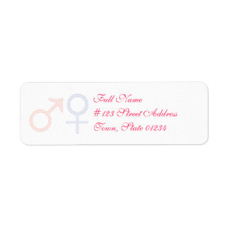 Baby Meisje en Baby Jongen Mailing Labels