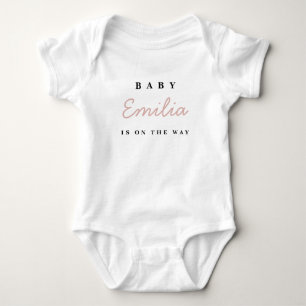 Baby meisje geboorte aankondiging bodysuit