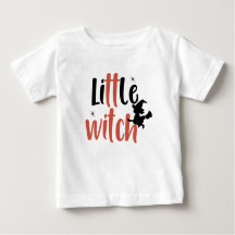 Baby meisje Halloween shirt, kleine heks