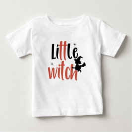 Baby meisje Halloween shirt, kleine heks