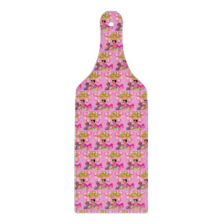Baby Meisje in Roze Snijplank