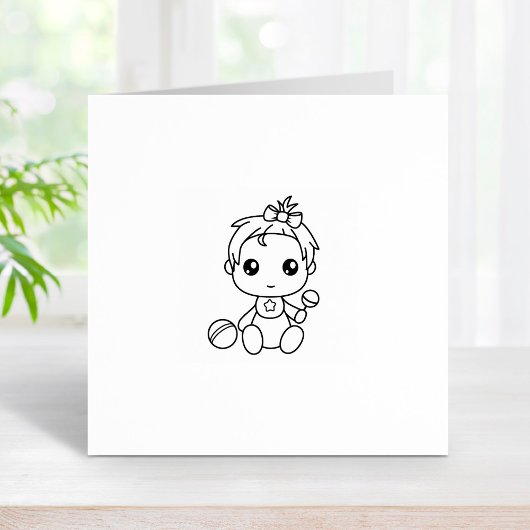 Baby Meisje Jumpsuit 1x1 Rubberstempel