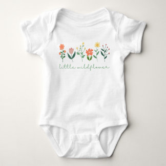 Baby Meisje Kleine Wildflower Bloemen Baby Bodysui Romper