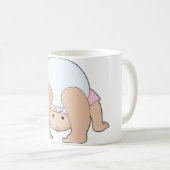 Baby meisje koffiemok (Voorkant rechts)