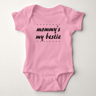 Baby Meisje Moeder Dochter Mama is mijn Bestie BFF Romper