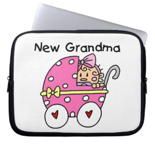 Baby Meisje Nieuwe Oma Gifts Laptop Sleeve