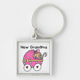 Baby Meisje Nieuwe Oma Gifts Sleutelhanger
