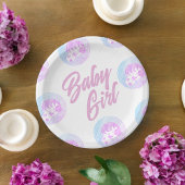 Baby Meisje  Papieren Bordje
