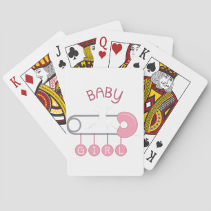 Baby Meisje Pokerkaarten