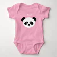 Baby Meisje Schattige Panda Gepersonaliseerde Kawa