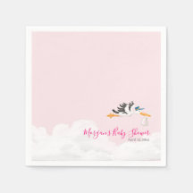 Baby Meisje "Special Delivery" Stork Baby shower