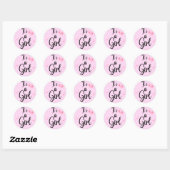 Baby meisje stickers (Vel)