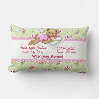 Baby Meisje Teddy Bear Kussen 2