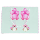 Baby meisje tweeling groot cadeauzakje (Voorkant)