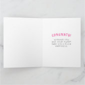 Baby meisje tweeling kaart (Binnen)