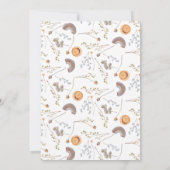 Baby meisje waslijn Baby shower Kaart (Achterkant)