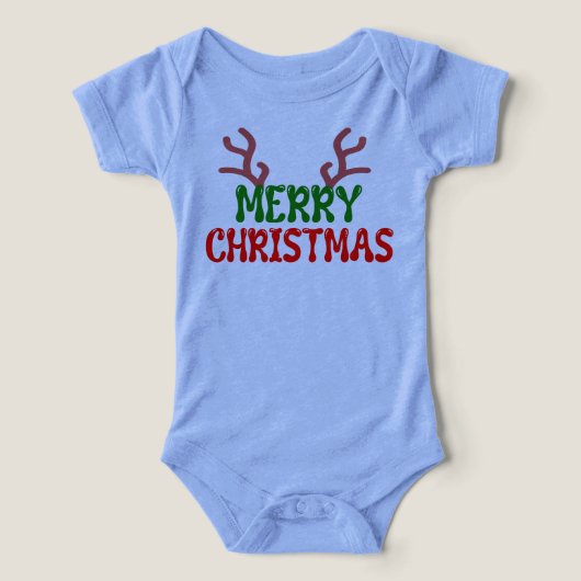 BABY MERRY CHRISTMAS T-Shirt (Design Recto)
