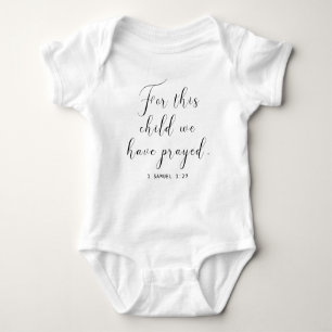 Baby met bijbelgrootte - Christelijke Baby Romper