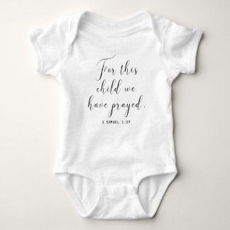 Baby met bijbelgrootte - Christelijke Baby Romper