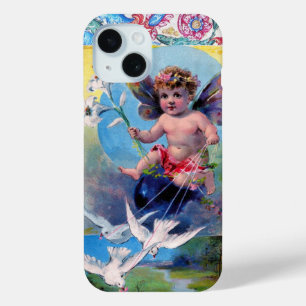 BABY MET DOVES ANTIEK FLORAL
