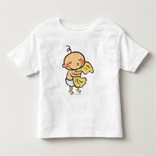 Baby met zachte gele tas kinder shirts