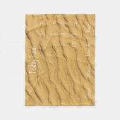 Baby Mijlpaal Fleece Deken (Voorkant)