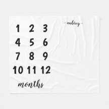 Baby Mijlsteen Blanket